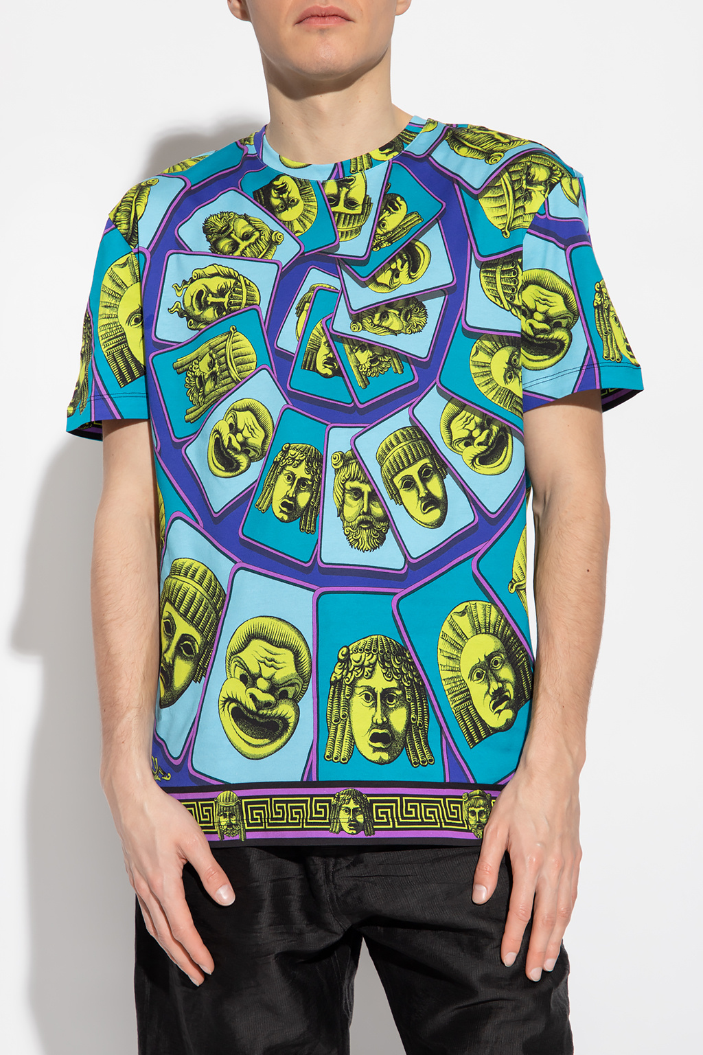 Versace ‘Le Maschere’ printed T-shirt