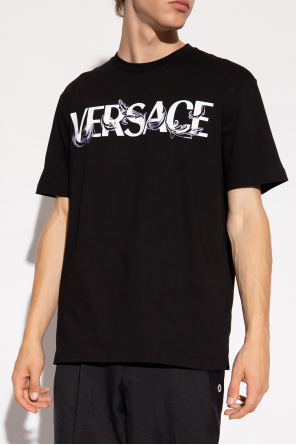 Versace Eleventy zip-up cashmere hoodie