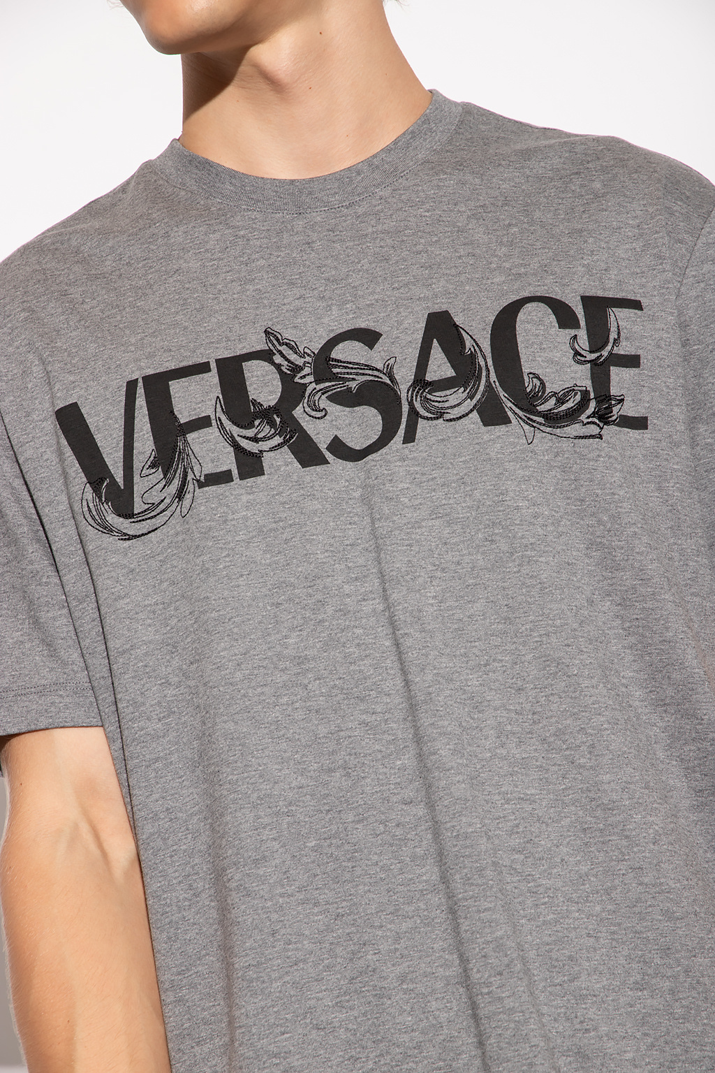 Versace Pullover Aus Baumwollstrick