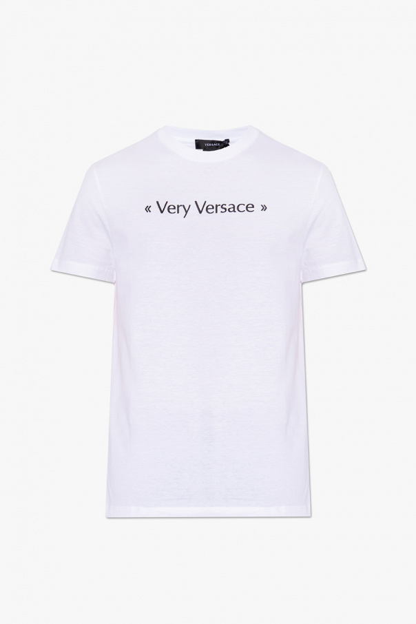 Versace Aries logo-print T-shirt Rosa
