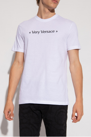Versace Edward Achour Paris chain-detail short sleeve t-shirt
