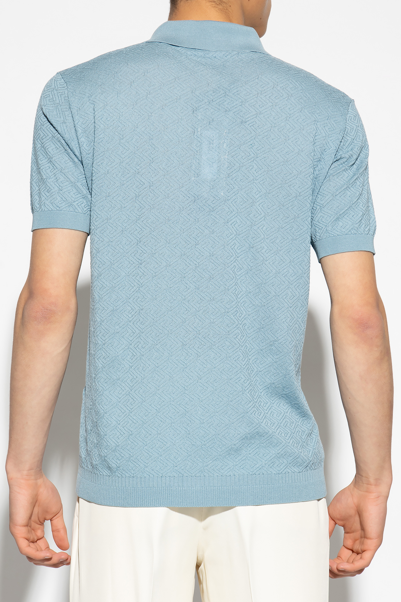 Versace La Greca Bershka polo shirt