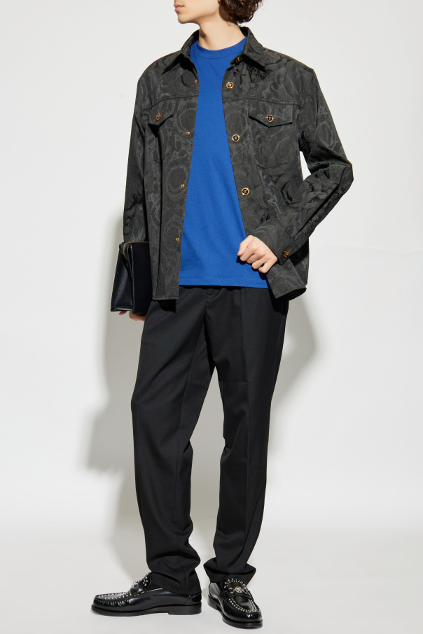 Versace Camiseta con parche