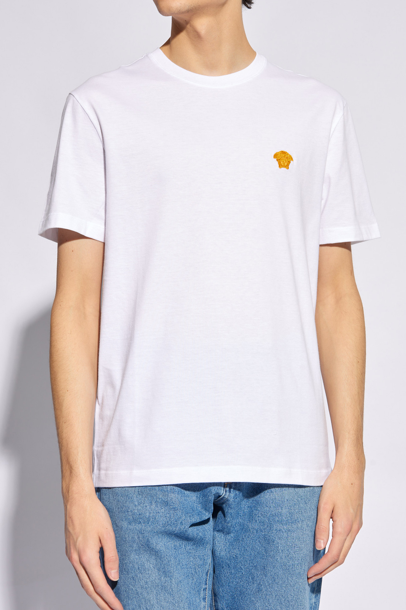 Versace T-shirt Zip with logo