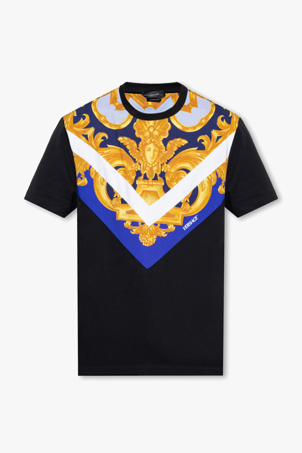 Versace T-shirt puffer with logo