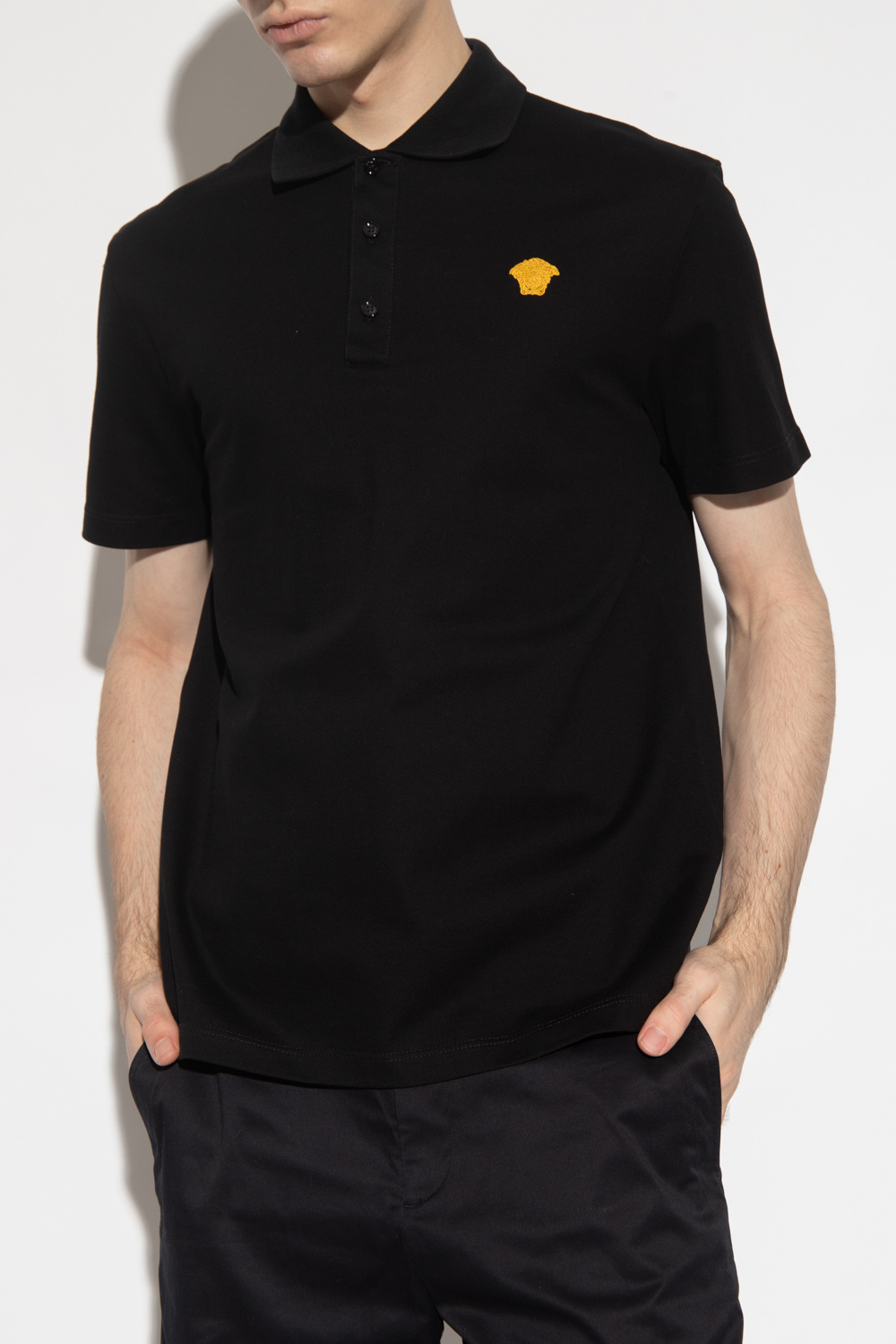 Versace polo clothing shirt with logo