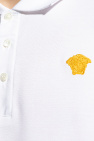 Versace WHITE Polo shirt with Medusa face
