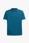 Pointelle ribbed robes polo shirt