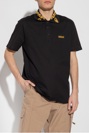 Versace polo ralph lauren classic fit tipped soft cotton polo