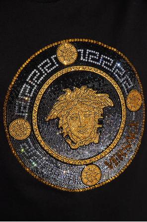 Versace T-shirt label with Medusa