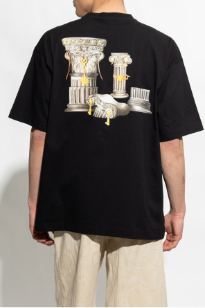 Versace T-shirt z nadrukiem