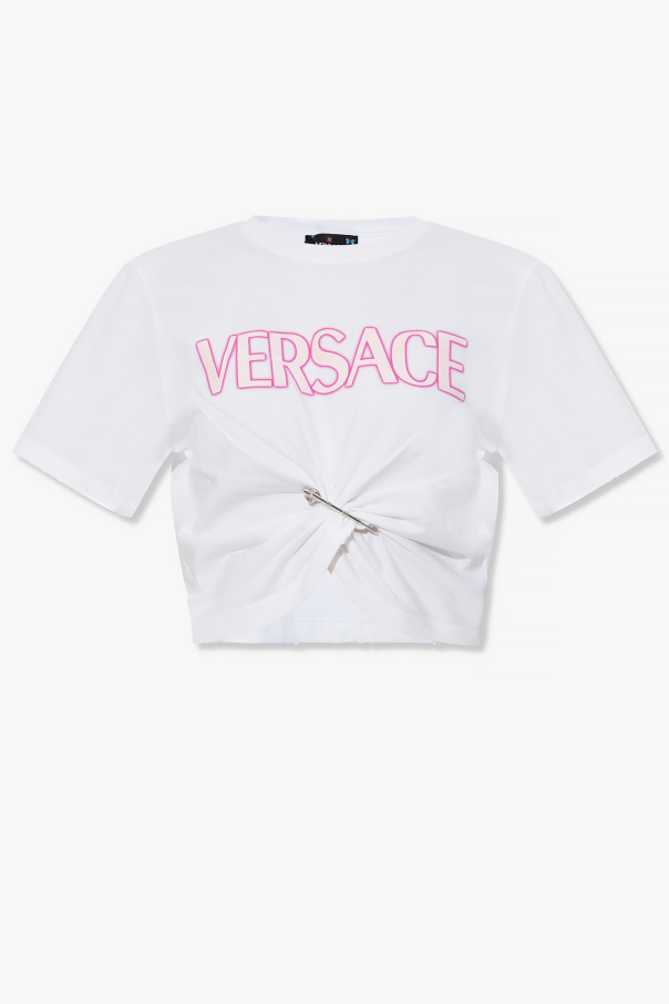 Versace Krótki t-shirt