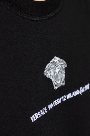 Versace T-shirt z logo