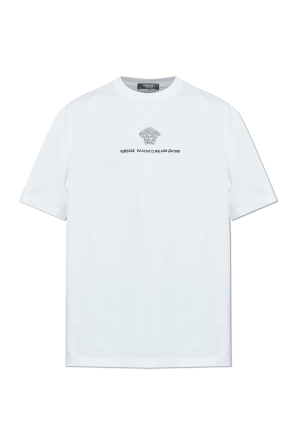 T-Shirt mit gesticktem Logo