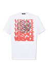 Versace WHITE T-shirt with a print