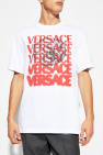 Versace WHITE T-shirt with a print