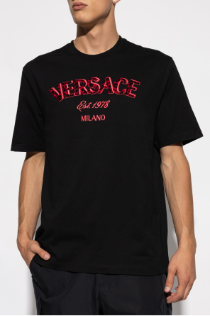 Versace T-shirt z logo