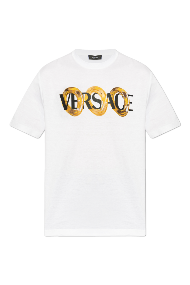 Versace T-shirt with printed logo
