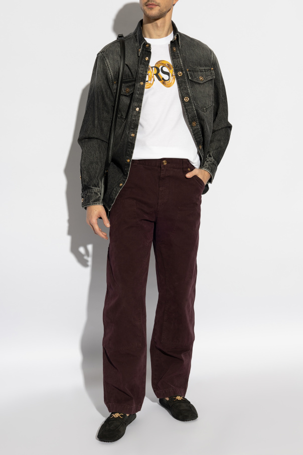 Versace T-shirt with printed logo