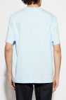 Versace light blue T-shirt with printed logo
