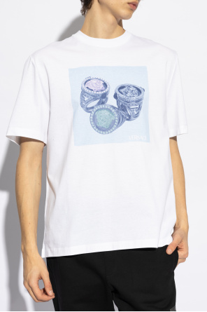 Versace T-Shirt mit buntem Druck