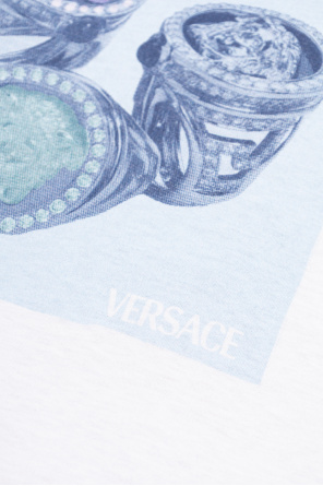 Versace T-Shirt mit buntem Druck