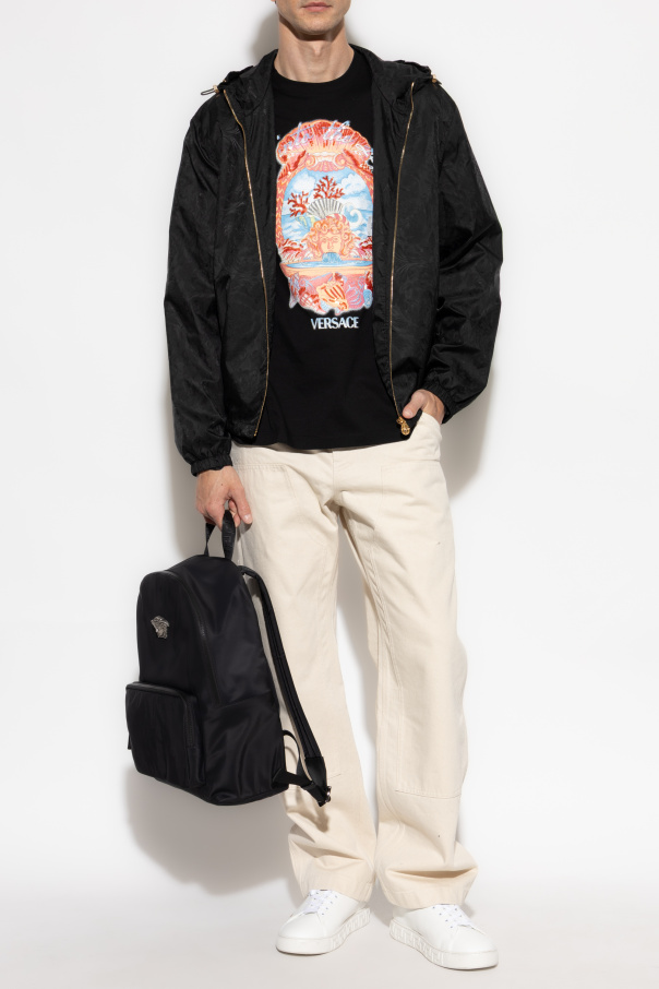 Versace T-shirt with colorful print