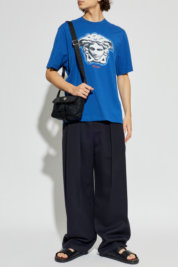 Versace T-shirt z nadrukiem