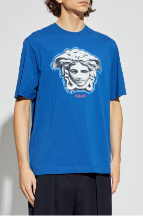 Versace T-shirt z nadrukiem