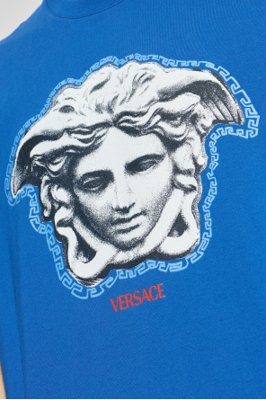 Versace T-shirt z nadrukiem