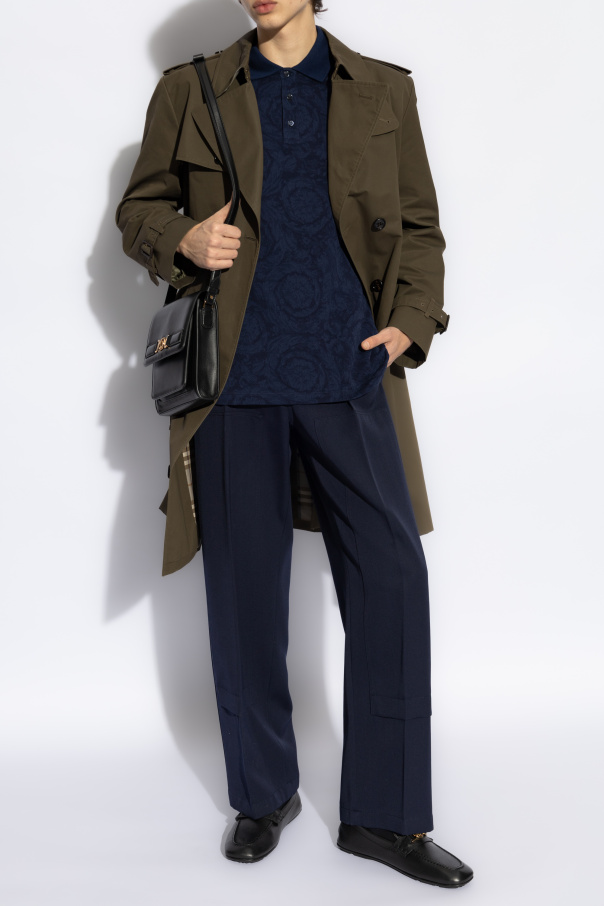 Versace Polo with Vbarocco pattern