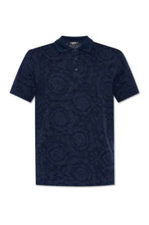 Polo mit Vbarocco-Muster