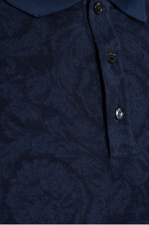 Versace Polo with Vbarocco pattern