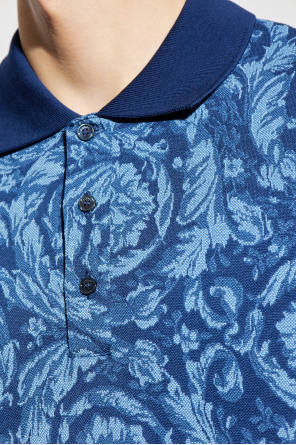 Versace Polo shirt with "Barocco" pattern