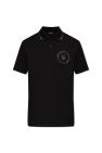 Versace Embroidered polo shirt