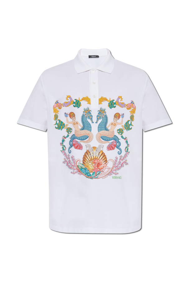 Polo with logo od Versace