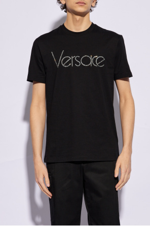Versace T-shirt short-sleeve z logo