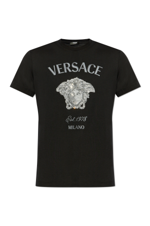 T-shirt with medusa head od Versace