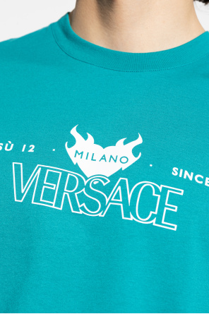 Versace T-shirt with printed logo