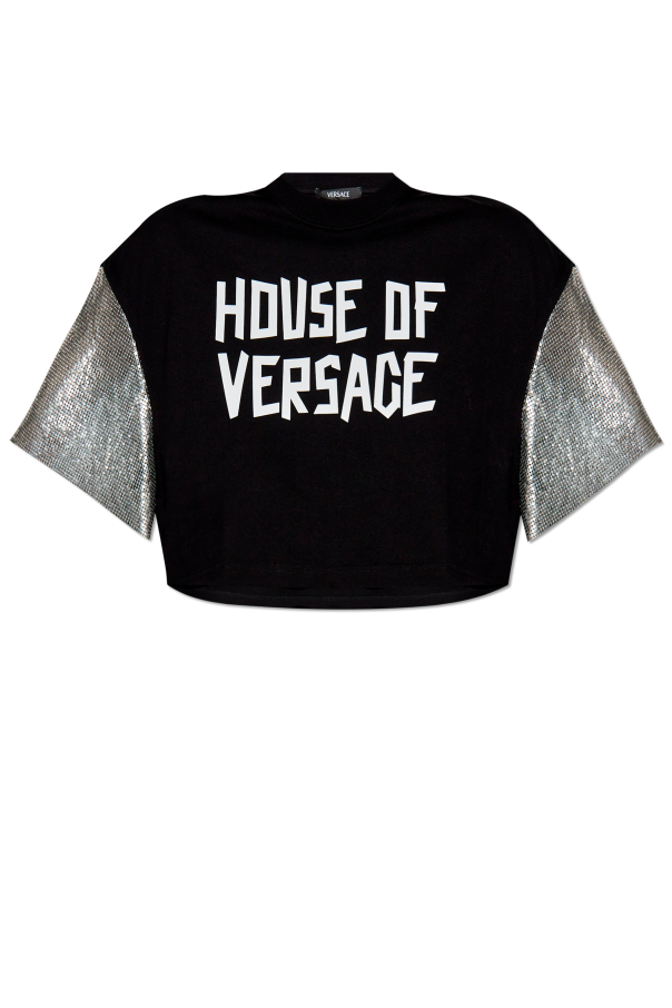 Versace Krótki t-shirt typu `oversize`