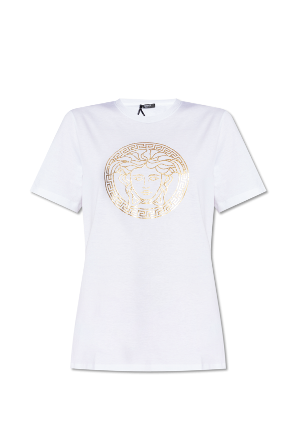 Versace T-shirt windbreaker with logo