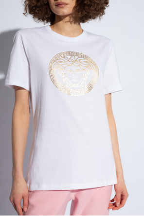 Versace T-shirt windbreaker with logo
