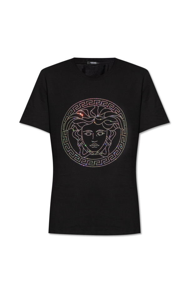 Versace T-shirt panelled with logo