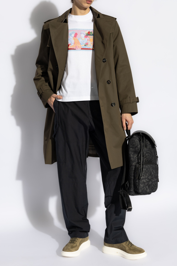 Versace Camiseta con estampado colorido