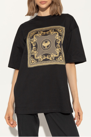 Versace T-shirt typu `oversize`
