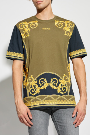 Versace T-shirt z nadrukiem