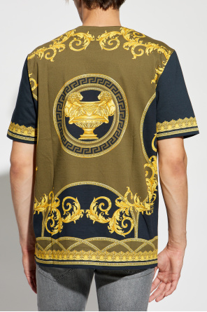 Versace T-shirt z nadrukiem