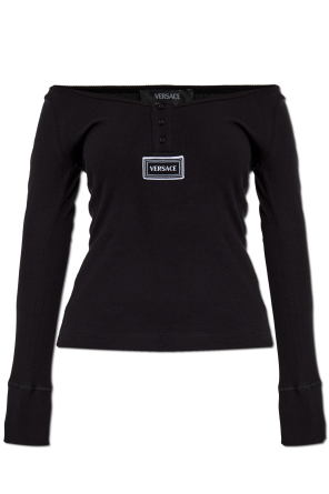 Top de lencería acanalado