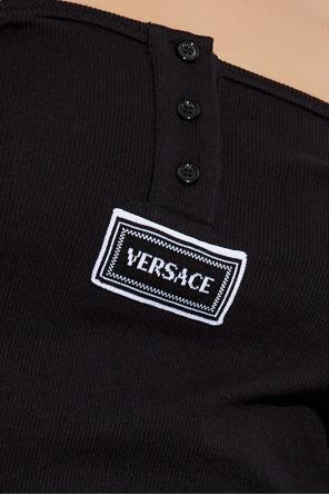 Versace Gerippter Wäsche-Top