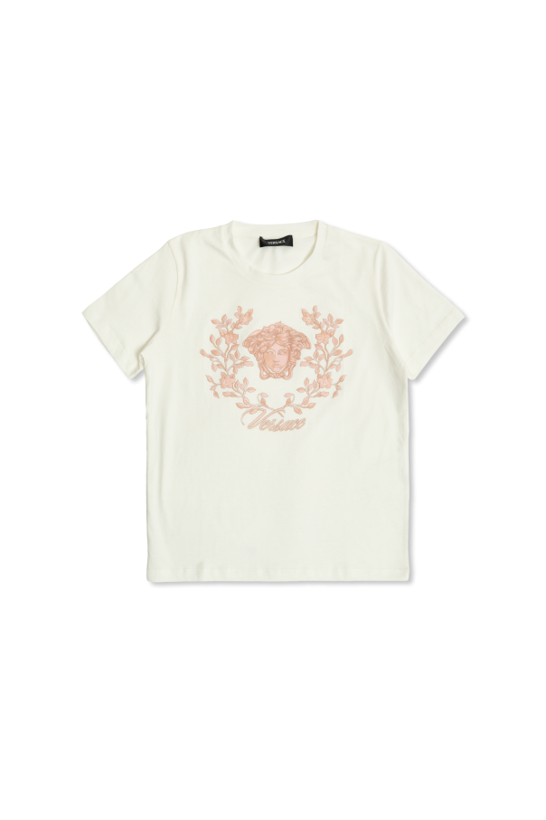 Versace Kids T-shirt z nadrukiem charakterystycznej głowy Meduzy